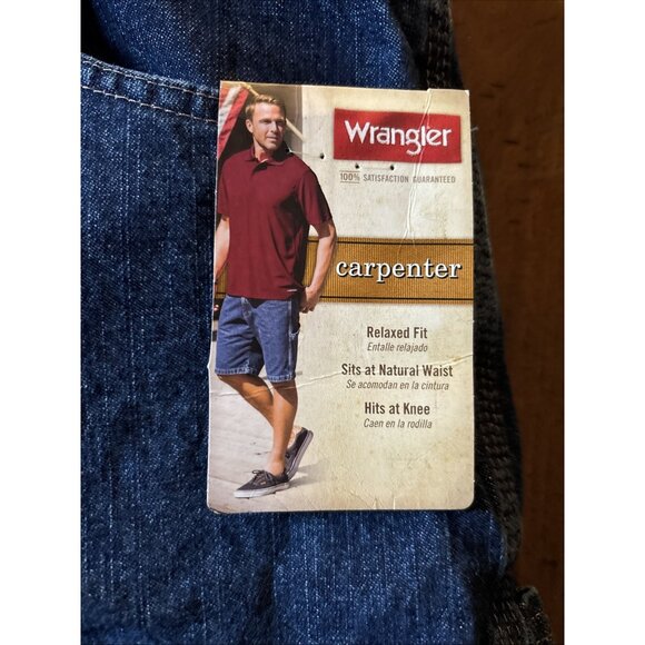 Wrangler Men’s Carpenter Shorts Size 38 New Old Stock - Picture 5 of 8